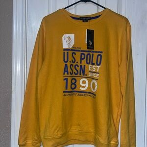 U.S. Polo Assn. Men's Yellow Sweater